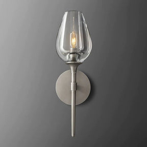 Crystal Tulip Wall Sconce - detail 6