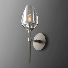 Crystal Tulip Wall Sconce - detail 3