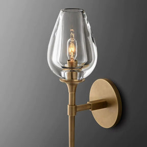 Crystal Tulip Wall Sconce - detail 7