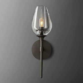 Crystal Tulip Wall Sconce - detail 5