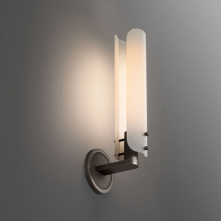 Alen White Glass Wall Sconce , Wall Lamps for Bedroom - detail 6