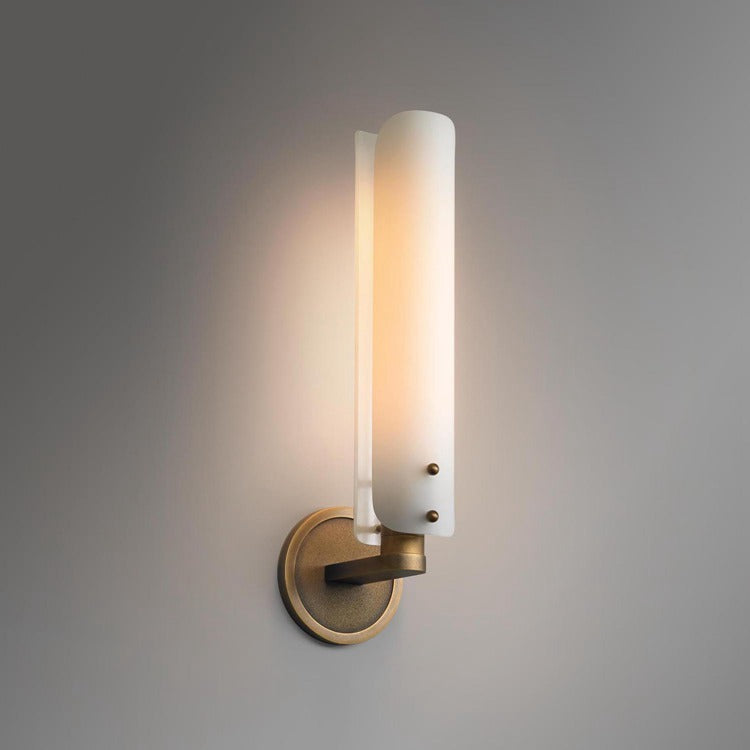 Alen White Glass Wall Sconce , Wall Lamps for Bedroom - detail 9