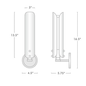 Alen White Glass Wall Sconce , Wall Lamps for Bedroom - detail 8
