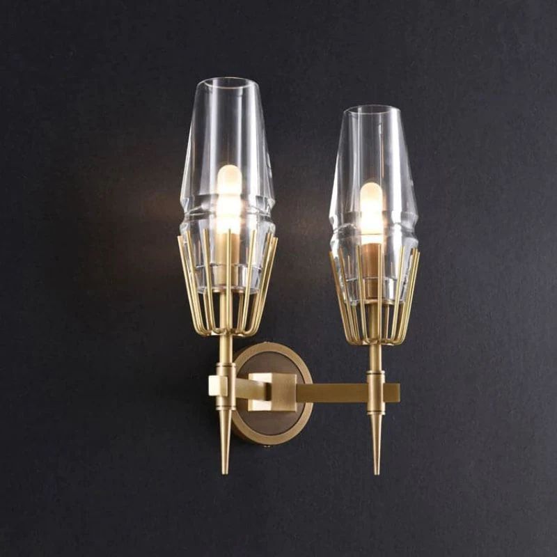 Delier Crystal Double Wall Sconce - detail 2