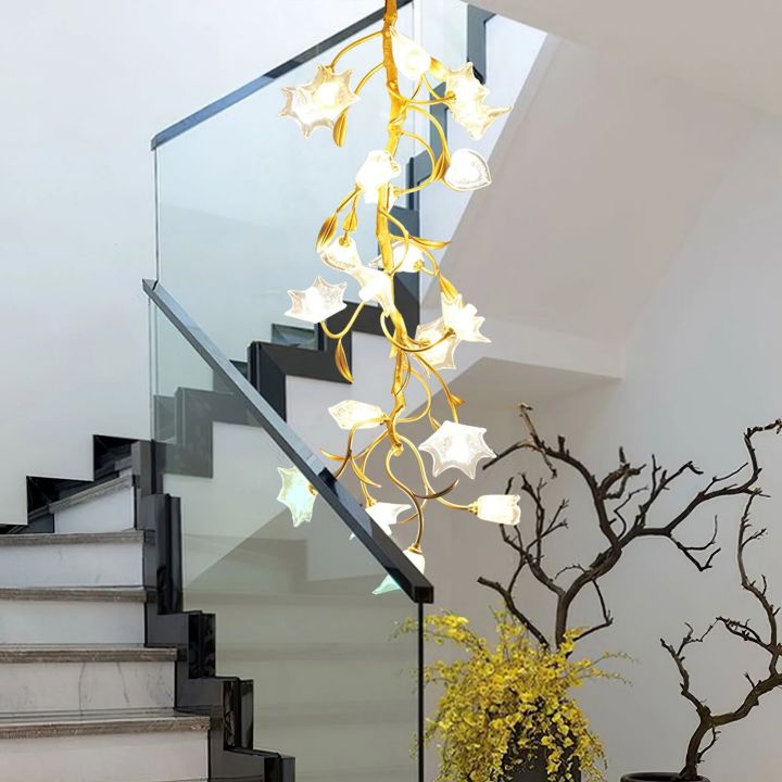 Flower Craftsman Glass Chandelier - detail 2