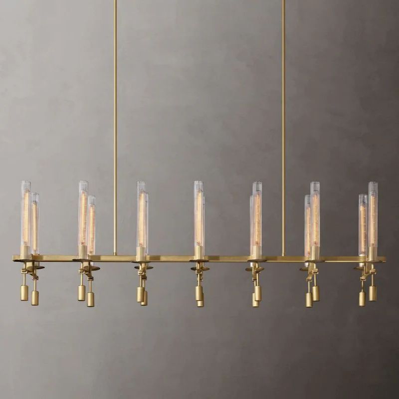 Foster Linear Chandelier 66" - detail 2