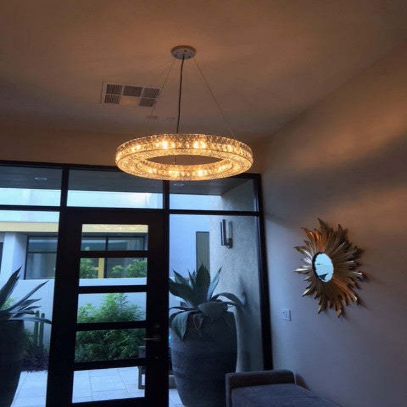 Gadsden Crystal Glass Spiridon Round Chandelier 42"（Customized) - product detail 2