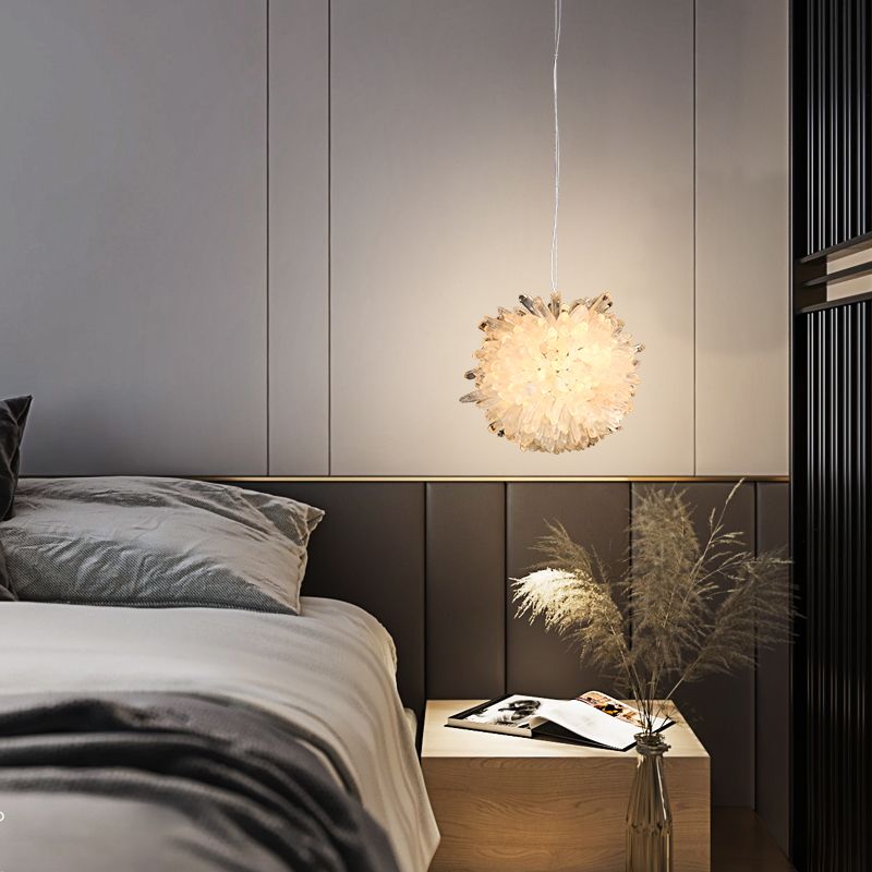Luxury Crystal Cluster Pendant Light - detail 2