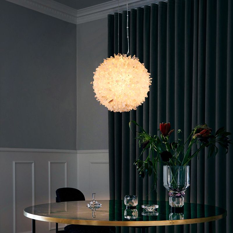 Luxury Crystal Cluster Pendant Light