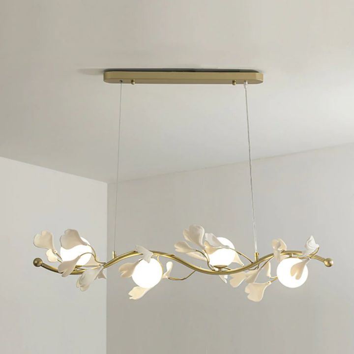 Gingko Glass Chandelier - detail 2