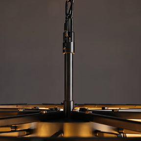 Huxley Calcite Round Chandelier 43"