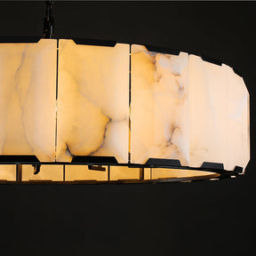 Huxley Calcite Round Chandelier 60"
