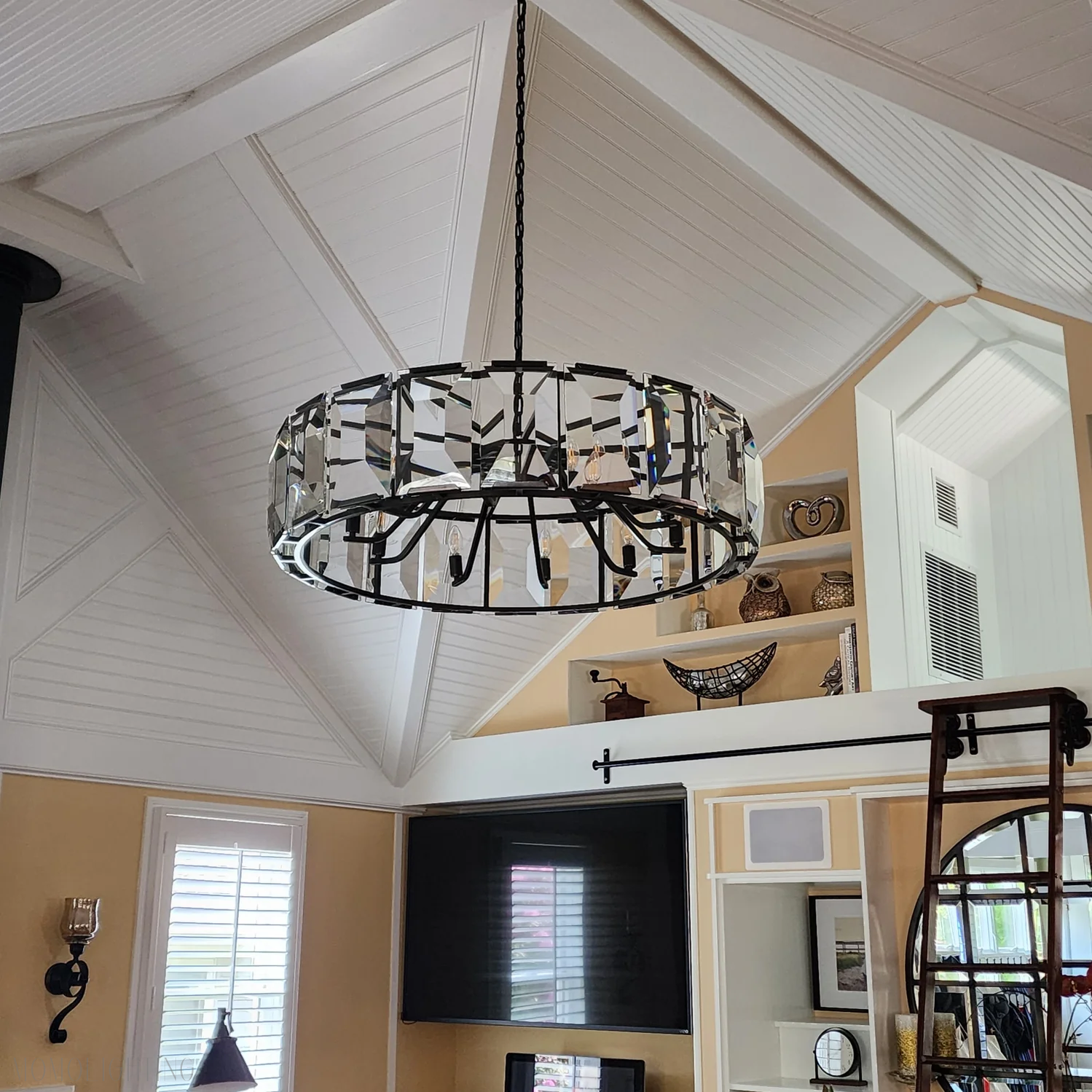Huxley Crystal Round Chandelier 43"