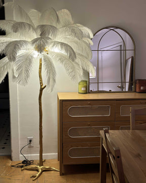 Homevator Feather Palm Tree Floor Lamp-HV7000