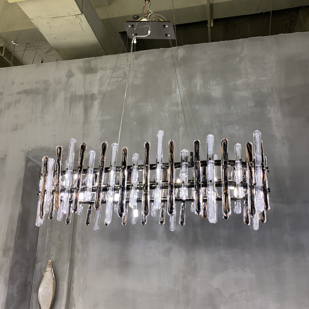 Sanjil Linear Glass Chandelier - detail 2