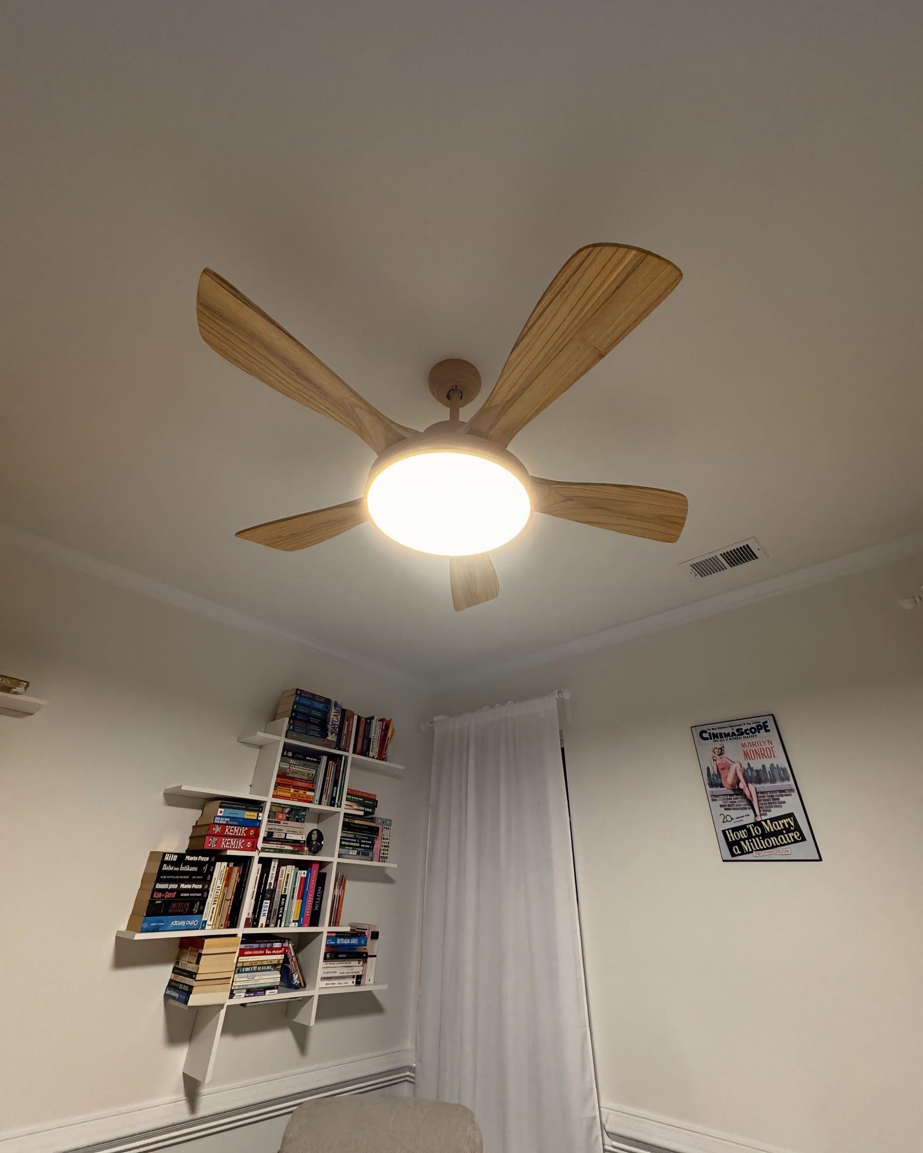 Homevator Scandi Reversible Ceiling Fan with Light-HV5002