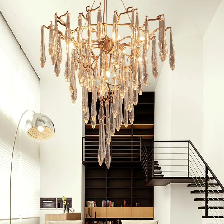 Icicle Crystal Luxury Chandelier - detail 2