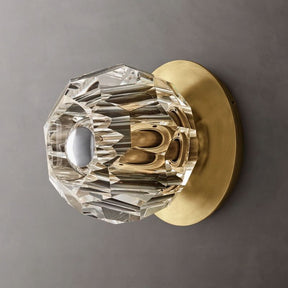 Cristal Clear Glass Petite Wall Sconce - detail 7