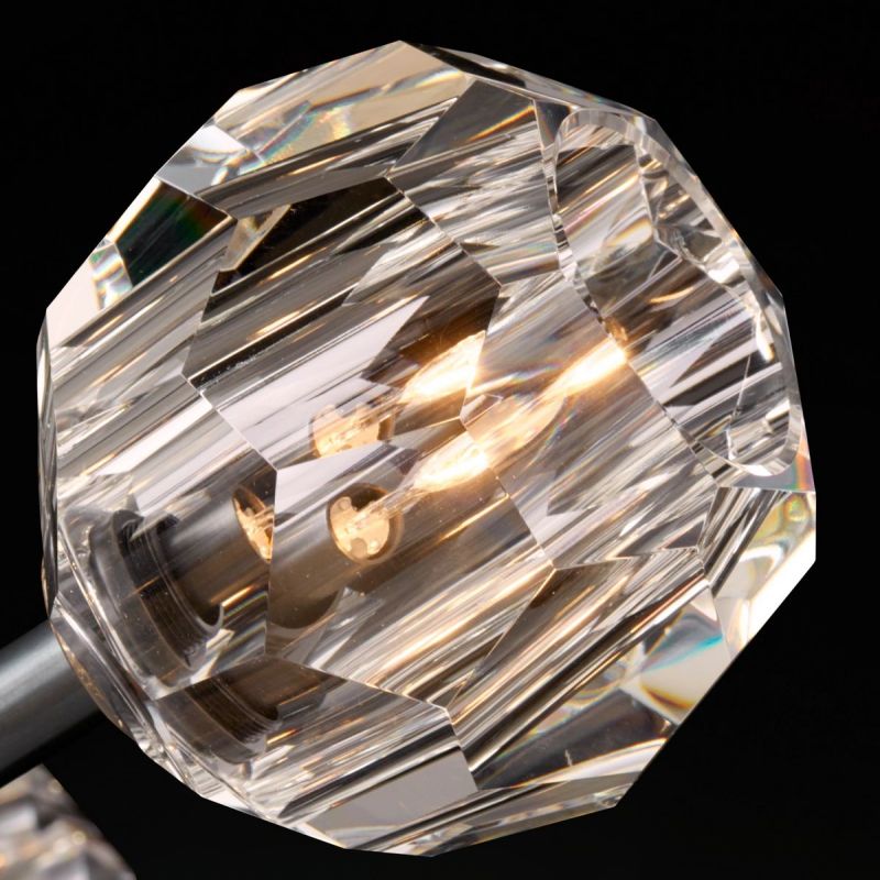 Cristal Clear Glass Short Wall Sconce - detail 10