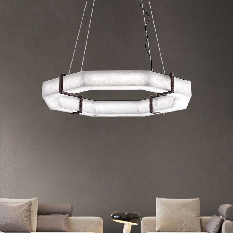 Modern Creative Retro Alabaster Chandelier - product detail 2
