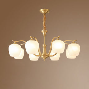 Modern Simple Light Luxury All Copper Chandelier