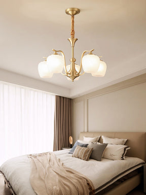 Modern Simple Light Luxury All Copper Chandelier - detail 6