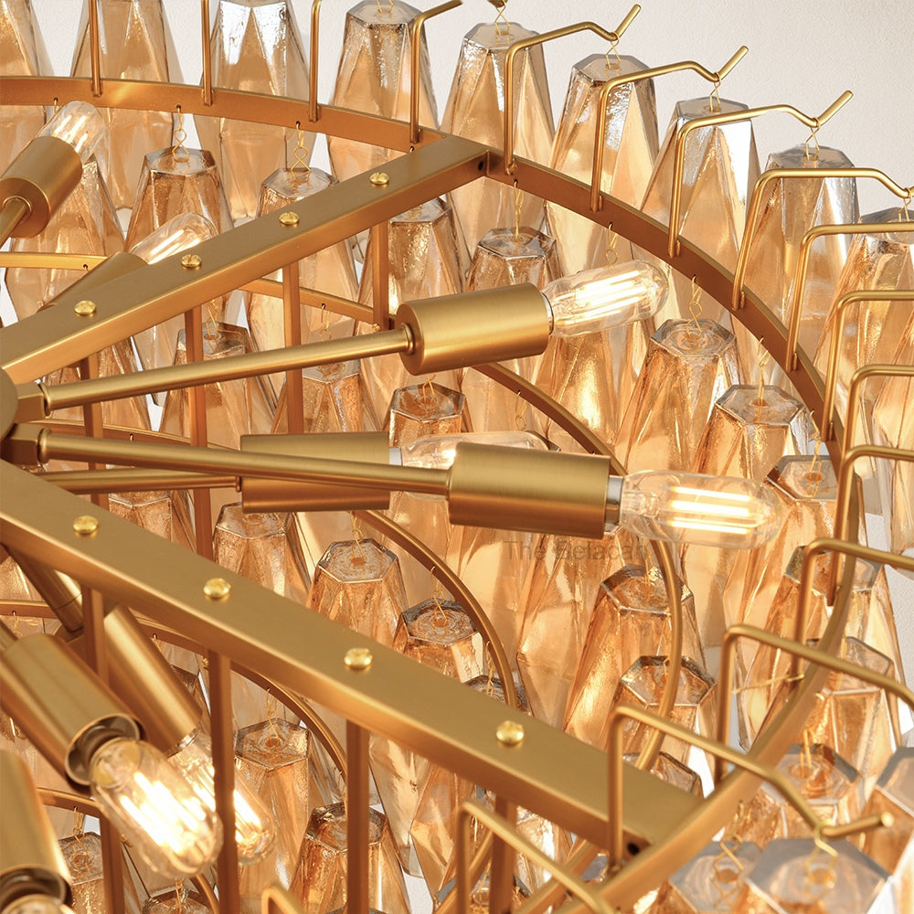 Modern Chara Round Chandelier 38" - detail 6