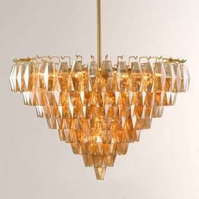 Modern Chara Round Chandelier 38"