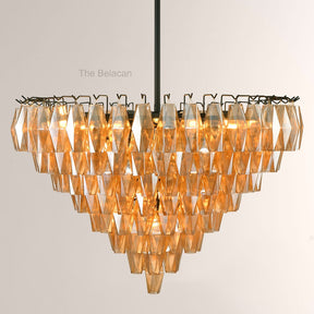 Modern Chara Round Chandelier 38" - detail 2