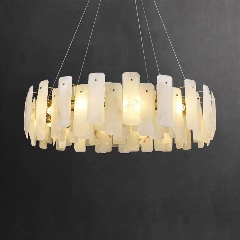 Moira Alabaster Round Chandelier - product detail 2