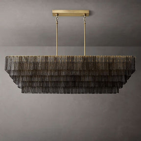 Sireni Glass Rectangle Chandelier - detail 16