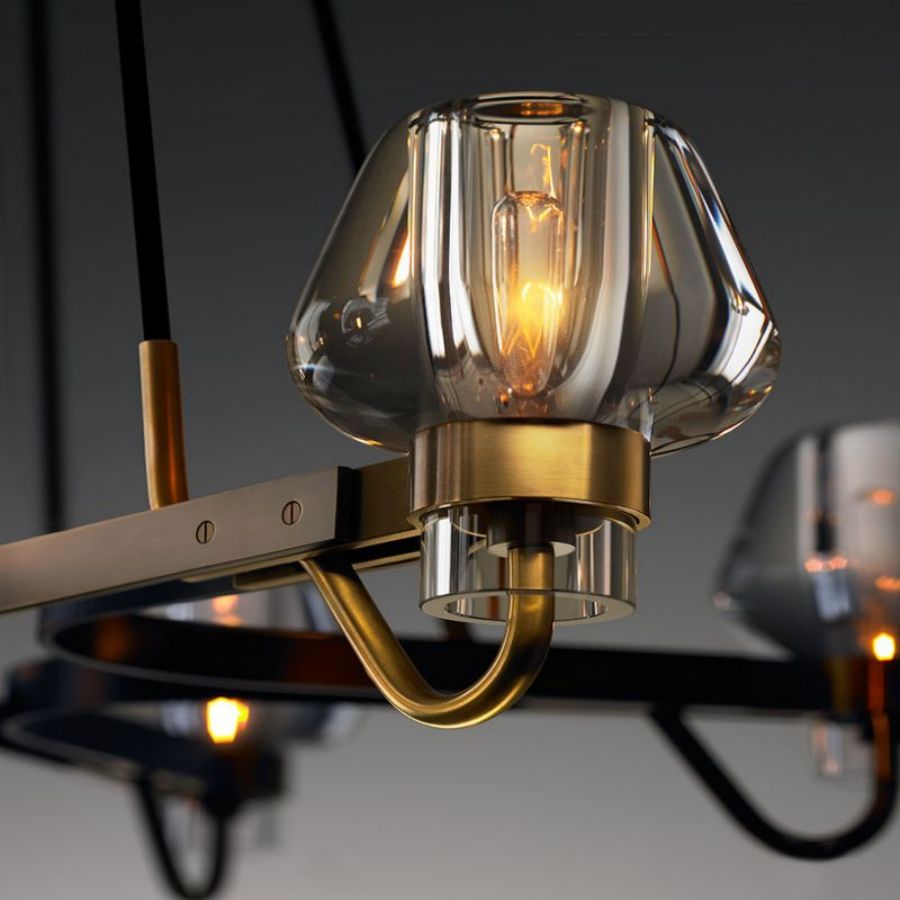 Aurora 6 Light Chandelier - product detail 2