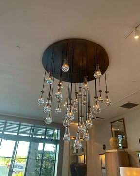 Raindrop Round Chandelier 47"