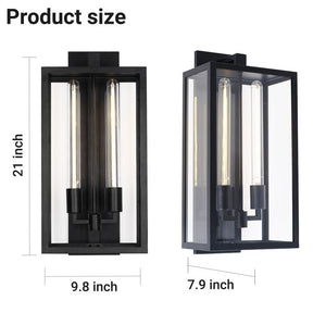 Randy Series Outdoor Vintage Wall Sconce - product detail 5