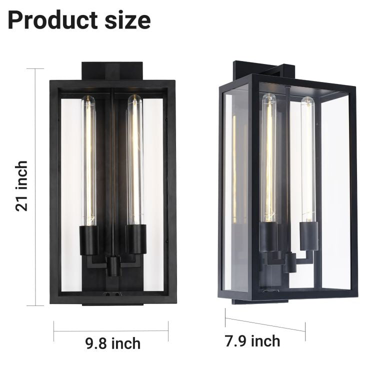 Randy Series Outdoor Vintage Wall Sconce - product detail 5