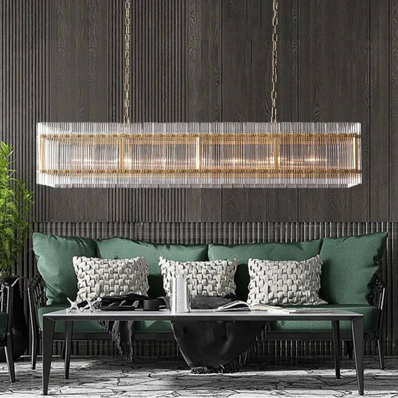San Marco Rectangular Chandelier 54" - detail 2