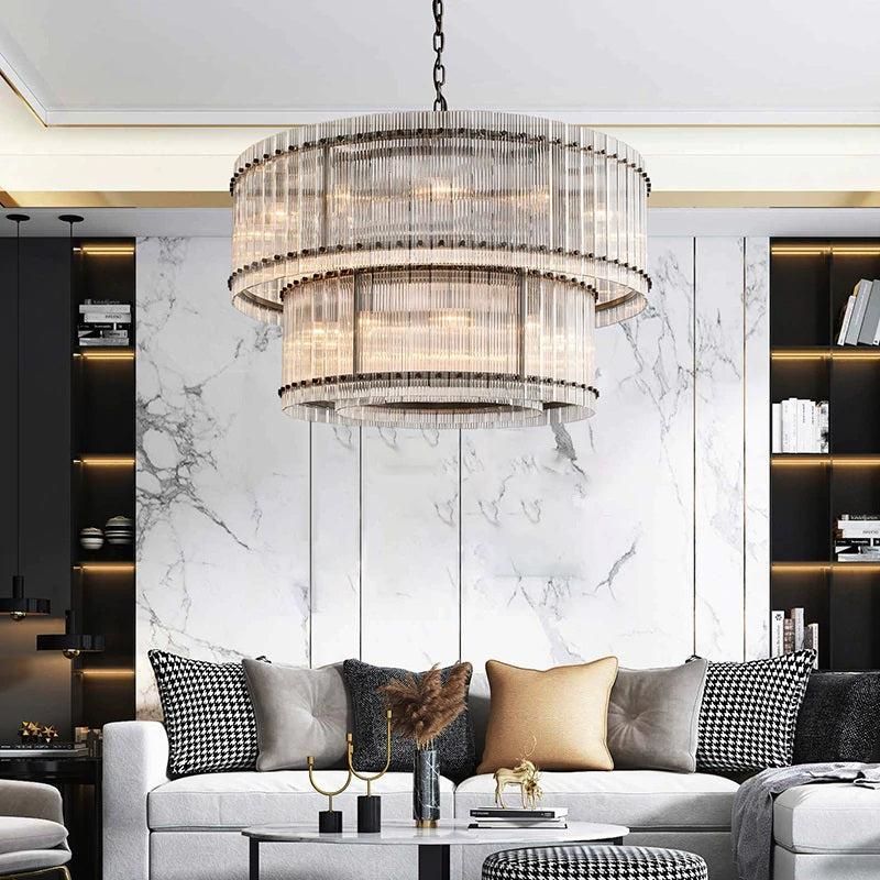San Marco Two-tier Luxury Round Chandelier 48" - detail 2