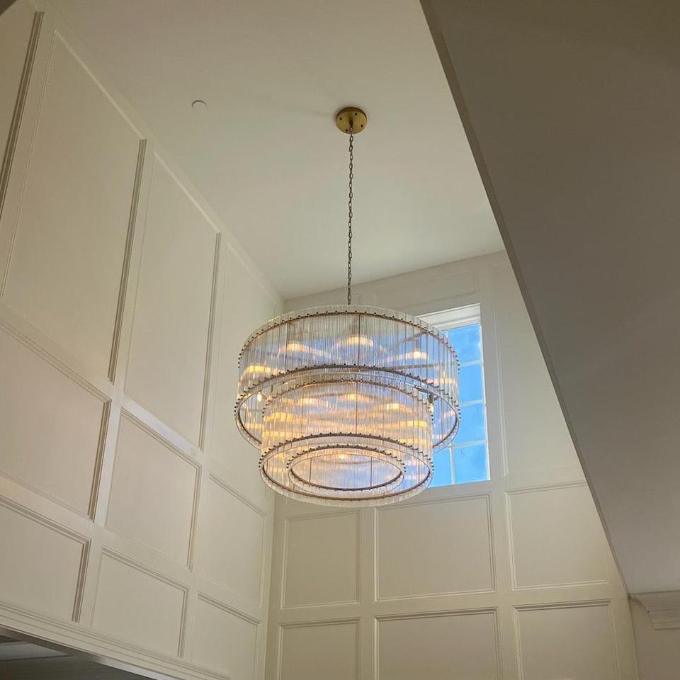 Serkan Two-Tier Luxury Round Chandelier 48"