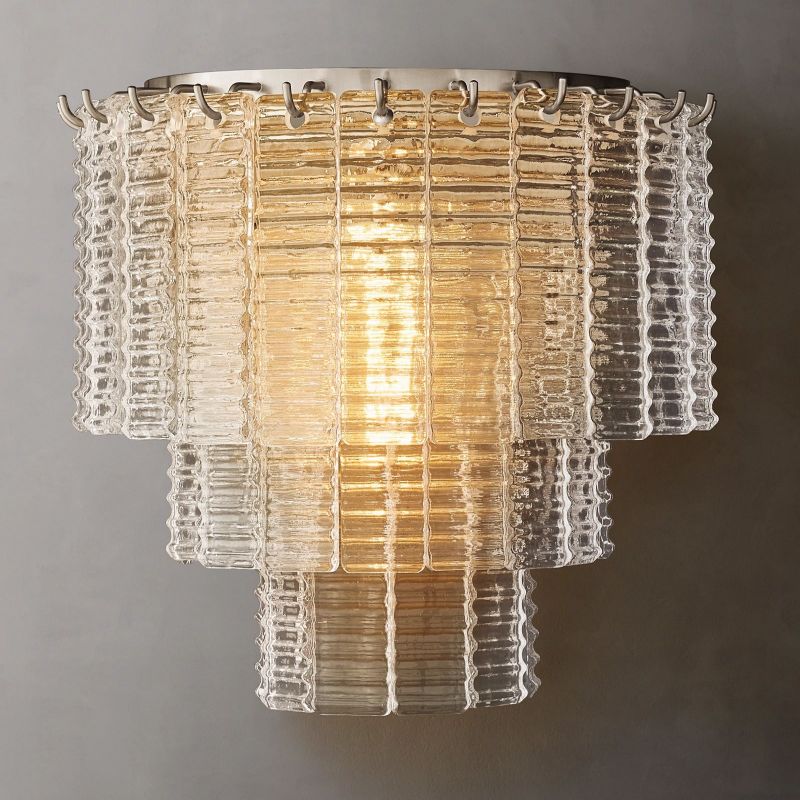 Sireni Clear Glass Wall Sconce - detail 4