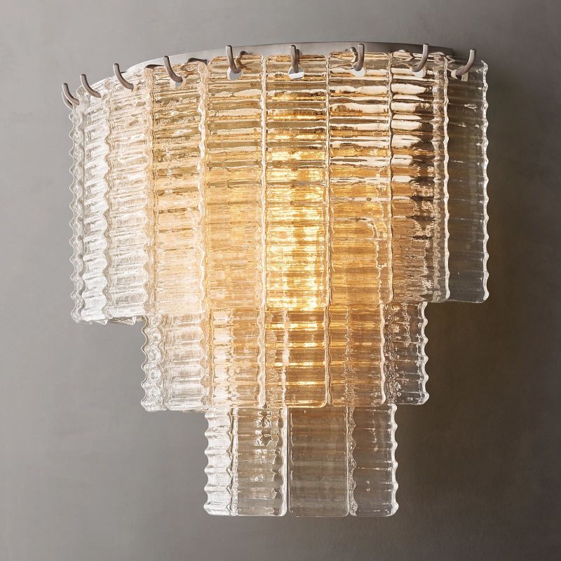 Sireni Clear Glass Wall Sconce - detail 2