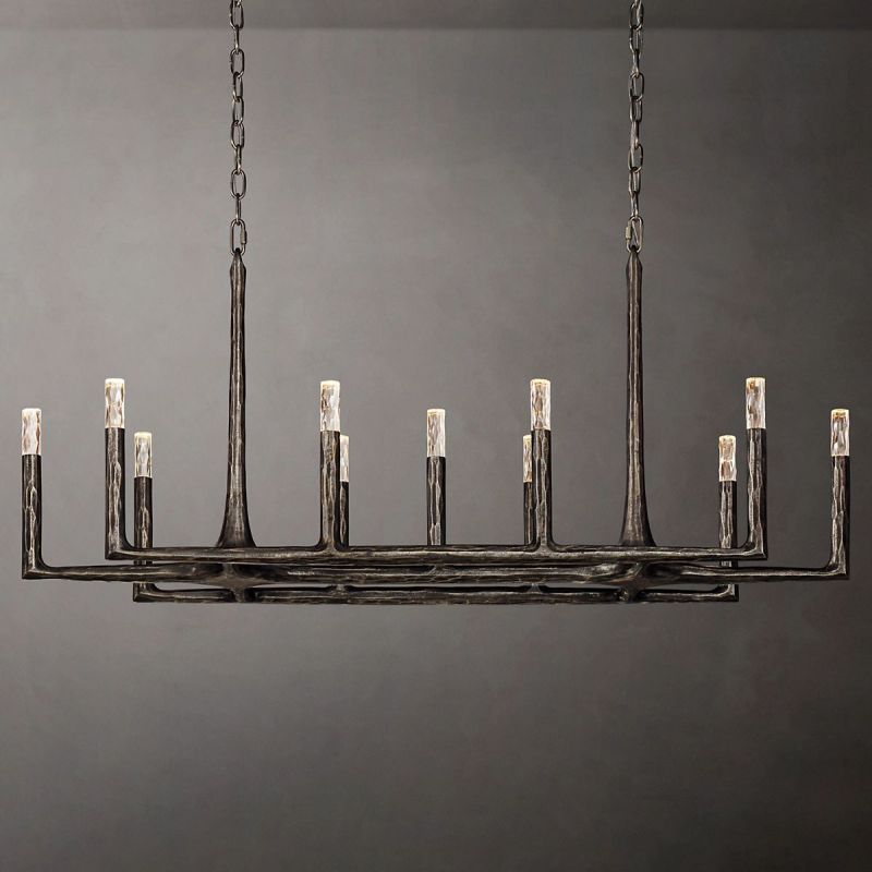 Thadeus Linear Chandelier 54” - detail 2