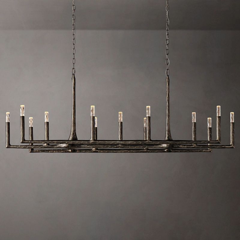 Thadeus Linear Chandelier 72” - detail 2