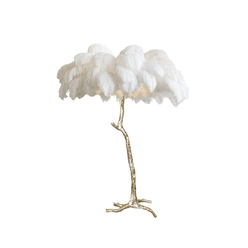 Homevator Feather Palm Tree Floor Lamp-HV7000