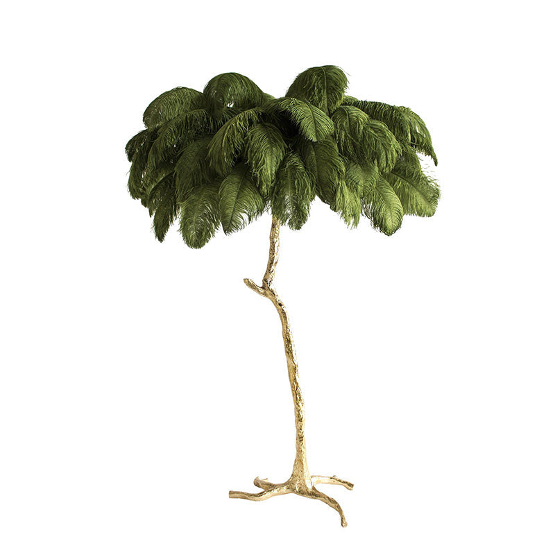 Homevator Feather Palm Tree Floor Lamp-HV7000