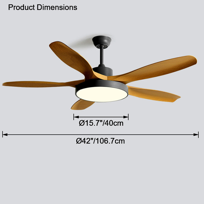 Homevator Scandi Reversible Ceiling Fan with Light-HV5002