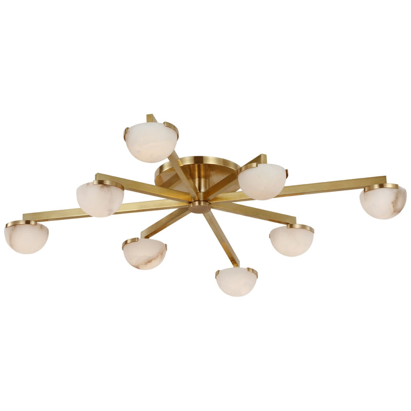 Alabaster Wearstler Pedra Large Staggered Arm Flush Mount - product detail 2