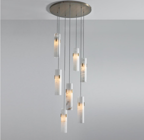Alabaster Deco 12-Light Cluster Chandelier - detail 4