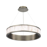 Coliseo Alabaster 28in LED Round Chandelier - detail 5