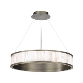 Coliseo Alabaster 28in LED Round Chandelier - detail 2