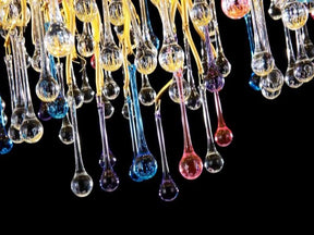 Lara Colorful Crystal Dining Branch Chandelier